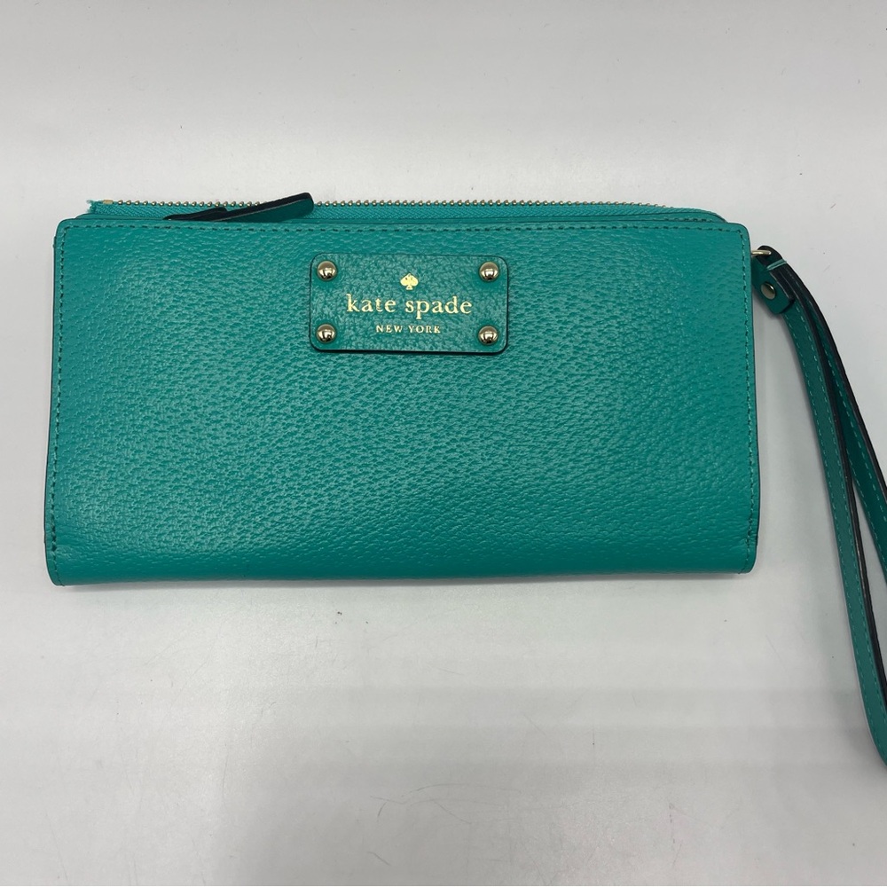 Kate Spade Turquoise Wristlet Clutch